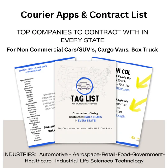 Courier Apps & Contract List